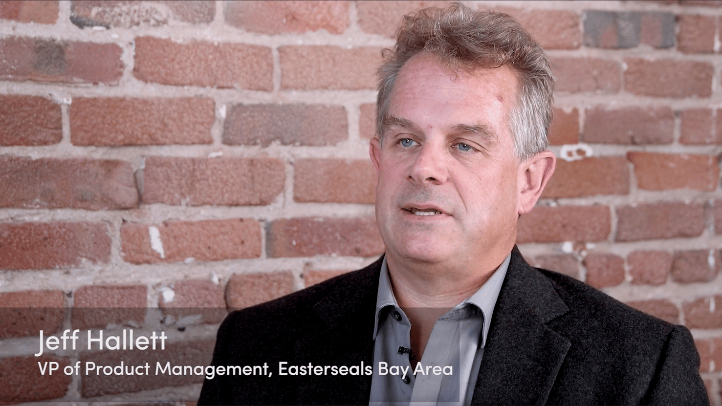 Jeff Hallett of Easterseals Northern California in the customer story video