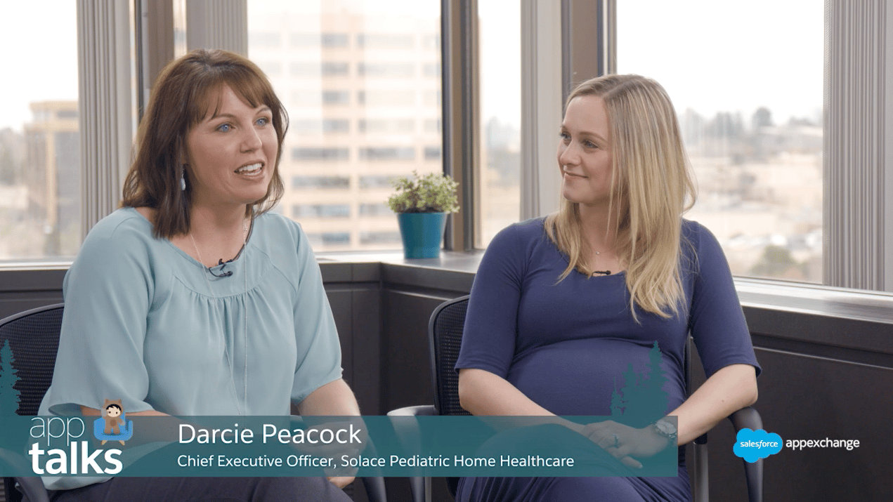 Solace CEO Darcie Peacock in the customer story interview
