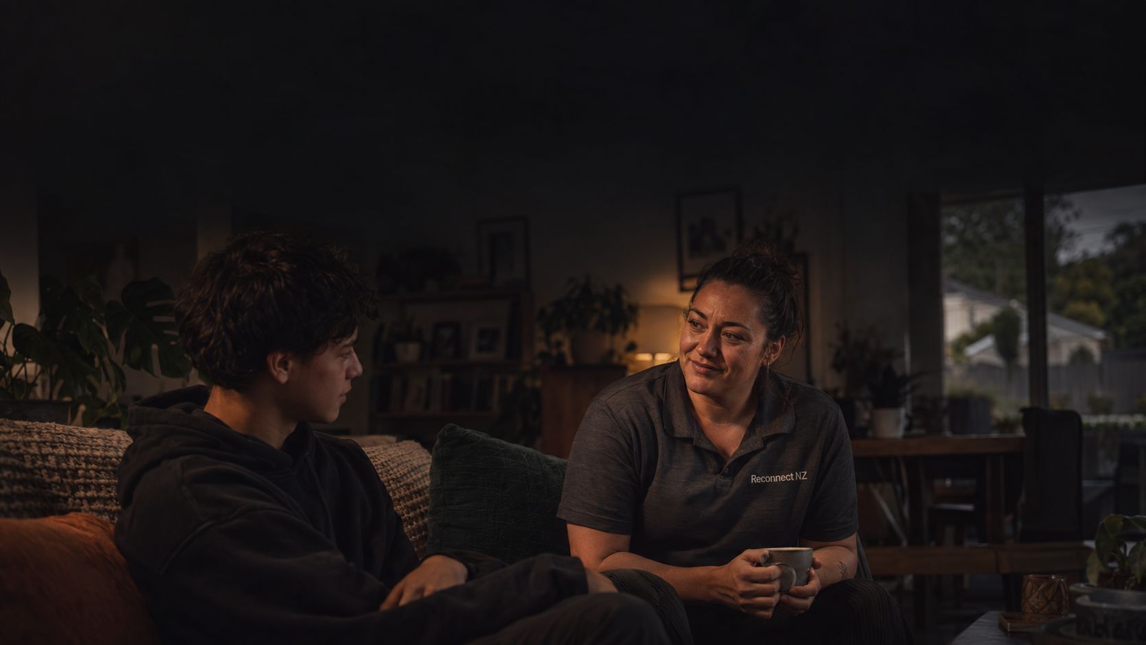 Reconnect NZ caregiver on a home visit