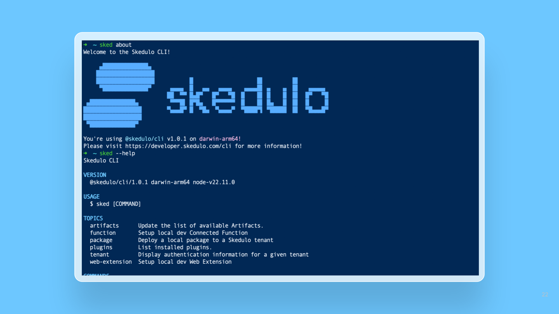 The Skedulo CLI is now Generally Available | Skedulo