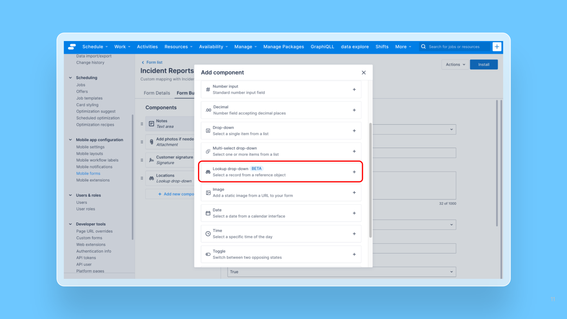 New in Form Builder: Lookup Field Support | Skedulo